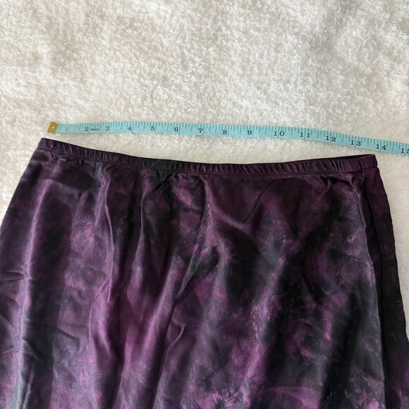 River + Sky Ariel Bias Skirt, Purple Tie-Dye Elastic Waistband, S - Picture 5 of 7
